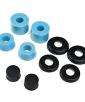 Skateboard Truck Rebuild Kit With Polyurethane Bushings Washers Pivot Cups And Shock Absorbers For 7 Inch Brackets in blue black