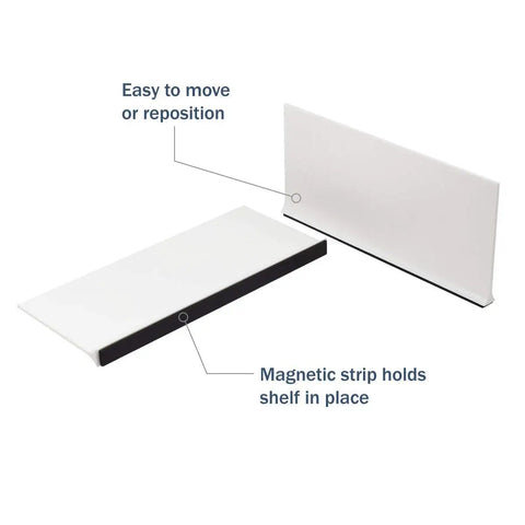 Kick Serious Pantry Clutter To The Curb With This Super Slick Magnetic Shelf Divider Built To Slash Kitchen Mess And Elevate Everyday Cabinet Storage Organization On Any Standard Shelf Row