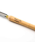 Heavy Duty 1 Inch Roughing Gouge Woodturning Chisel with a hardwood grip for square spindle blanks in M2 high-speed steel.