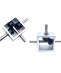Right Angle Bevel Gearbox 90 Degree 1 To 1 Drive For DIY Machines 20 Tooth 10mm Bore metallic housing and exposed gears