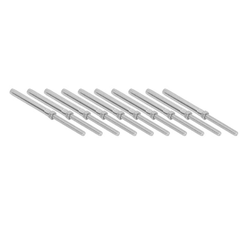 Heavy Duty Stainless Steel Cable Railing Hardware Kit With Thread Swage Lag Screws M10 5mm in set of ten