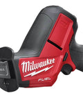 One-Handed Cordless Reciprocating Saw Hackzall, 12V M12 Fuel Bare Tool With POWERSTATE Brushless Motor in red and black