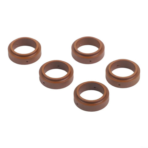 Brass Plasma Swirl Ring 60027 Replacement For PT 80 IPT 80 PTM 80 IPTM 80 Torch Systems Pro Shop Ready Fit Heavy Duty Spare Part For Plasma Cutters And CNC Tables, 5-pack