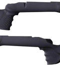 Fenris Tikka CTR Grey Stock with reinforced fiberglass and honeycomb grip, side view, adjustable cheek piece visible.