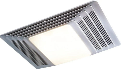 Ceiling Exhaust Vent With Light For Bathrooms And Home, 100-Watt Bright Lighting, 90 Sq Ft Coverage, 4-Inch Round Fan And Light Combo