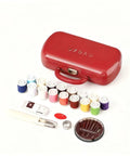 Portable Sewing Tool Kit With Multi Colored Thread Spools For DIY Repairs And Travel Includes Needles Bobbins Thread Remover Bobbin Holders