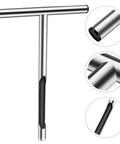 Heavy Duty Soil Sampler Kit with stainless steel core probes, T-handle design, ideal for soil testing in various conditions