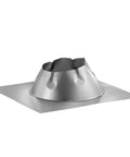 Six Inch Adjustable Roof Flashing For 0/12 To 6/12 Pitch Chimneys, Weatherproof Class A DuraPlus 2100F Roof Flashing