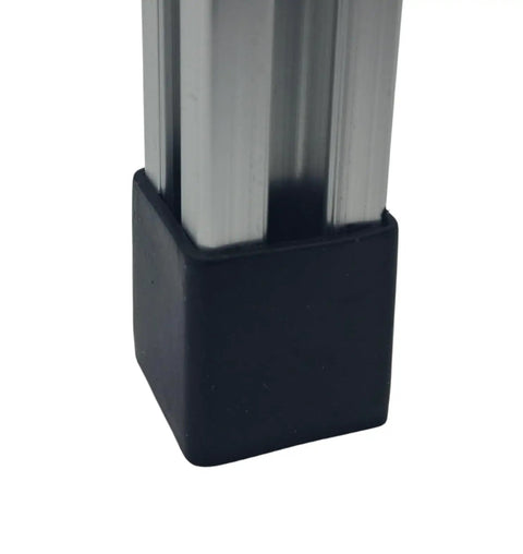 Heavy Duty Rubber Feet Slip On End Caps For 2020 Aluminum Extrusions With Non Plastic Construction Universal Sizing Fits All Standard 2020 Square Aluminum Extrusions 8 Pack on square extrusion