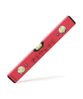 Heavy Duty 16 Inch Magnetic Torpedo Spirit Level with three precision vials and red markings for accurate measurements.