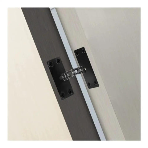 Concealed Tubular Door Closer Auto Close System With Chain Spring Soft Close Latch Stopper Shielded Hardware Hidden Mount