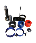Dana Beefy Differential Bearing Puller Kit For 8 To 11.5 Inch Axles shown with its nine components and rings.