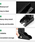 Heavy Duty Folding Table Legs 4 Pack Metal Support For DIY Desks Camping Furniture Adjustable Replacement Feet 70 Cm Waterproof