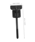Black Spare Tire Mounting Bolt Clamp Adapter for Easy Install Durable Aluminum Alloy Tire Hold Down Hardware Secure Fit