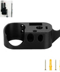 Wall Mount Organizer For Slim V8 Car Vacuum Accessories, black plastic holder with screw mounts and cord groove