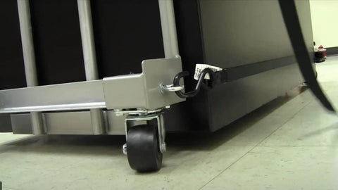 Adjustable Vending Dolly For Heavy Duty Loading Up To 1300 Lbs With Steel Construction 5 Inch Casters Retractable Ratchet Straps Set Of 2 Made In USA