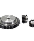 Top Shelf 25 Tooth 2 Module Spur Gear Motor Drive Part Built From Dang Solid 45 Carbon Steel For Smooth Mechanical Power Transmission Upgrades Featuring A Sturdy 15 Millimeter Keyway gear set with precise teeth and keyway.