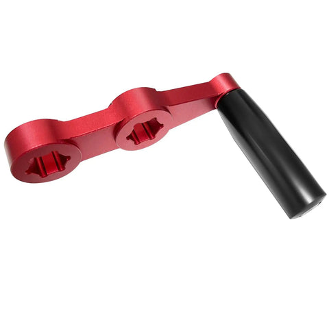 Quick Vise Handle For Three Quarter Inch Hex Vises Two Speed Clamp Aluminum Red Anodized Finish Built Tough