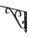 Carbon Steel L-Shaped Shelf Bracket Heavy Duty Wall Mount Support For Floating Shelves With Durable Painted Finish And Easy Install