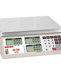 Commercial Grade Stainless Steel Price Computing Scale With Bright Backlit Lcd Converts To Lbs Kgs And Oz Large Countertop Rig with digital display.