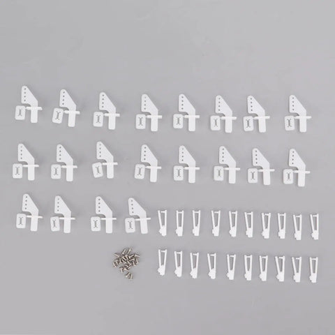 Upgrade Your RC Airplane With 4 Hole Control Horns And Clevis Kit For Foam Fixed Wing Planes, Adjustable Rudder Angle
