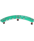 Top Shelf Premium Drop Dead Reliable Plug And Play Hall Sensor Module For Electric Scooter Motor Upgrade showing curved PCB design.
