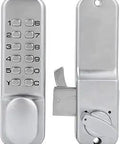1 To 11 Digit Mechanical Password Door Lock Set With Zinc Alloy Housing Keyless Entry Sliding Swing Lock For Home And Office Durable Metal Security Requires Door Frame For Glass Installations