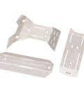 Traxxas Mini Maxx RC Chassis Armor Plate Stainless Steel Guard Beefed Up Upgrade Part For Durable Lightweight Protection