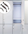Heavy Duty Universal Lid Support Hinges For Wooden Boxes And Cabinets Snag This Dang Solid 4 Pack Iron Set with installation in a cabinet.