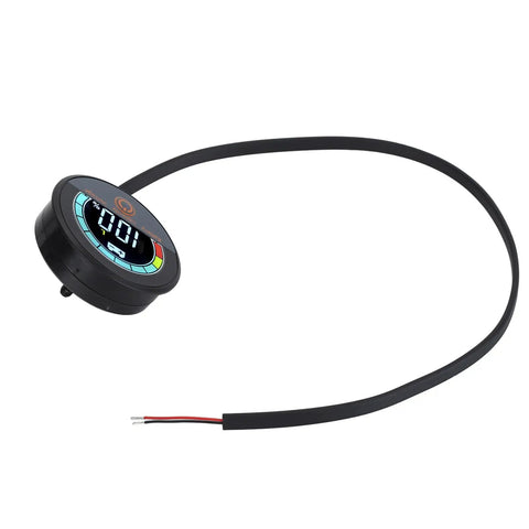Real Time Battery Capacity And Voltage Meter with LCD color display and wiring for motorcycles electric bikes scooters