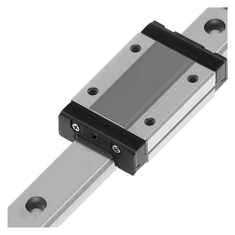 Ultra Smooth MGN12 Linear Guide Rail 500mm Set with precision sliding guideway and low friction ball bearings.