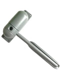 Compact Mini Automatic Spring Door Closer Set In Gray Finish With Adjustable Stopper For Indoor And Outdoor Doors No Fuss Auto Close
