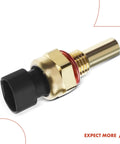 Engine Coolant Temperature Sensor for Chevrolet Buick Cadillac GMC Cars and SUVs Fits LaCrosse Lucerne Rainier Rendezvous Terraza CTS Escalade Envoy Sierra Canyon Savana and More, brass threaded probe