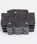 Used QOU330 30 Amp 240V 3-Pole Miniature Circuit Breaker With 10K AIC Through-Feedthrough Design, front view