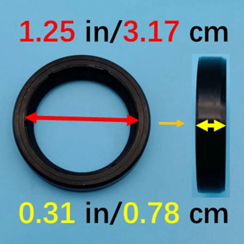 Top Shelf Washer Bearing Seal Kit Fits Kenmore Maytag Whirlpool Magic Chef Admiral Amana Estate Inglis Jennair KitchenAid Washing Machine Repair 285203 470615 Ah334447 showing dimensions 1.25 in and 0.31 in