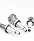 Top Tier NT40 ER20 Tool Holder Made From Tough 20CrMnTi Steel For CNC Milling With Super Precision And Durable Performance For Heavy Duty Lathe Work - Three tool holders displayed.
