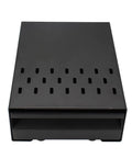 Espresso Knock Box Drawer For Coffee Grounds Pro Grade Stainless Steel Container With Removable Rubber Knock Bar Heavy Duty Build