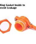 Two Pack Nylon Honey Gate Valve For 5 Gallon Buckets with O-ring gasket shown