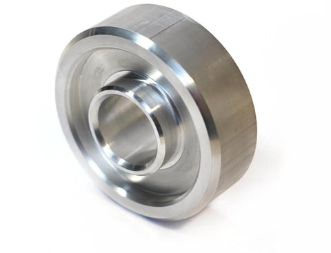 Close-up of metal component from Gimbal Bearing Alignment And Install Tool Kit For Alpha1 Gen 2 Sterndrive Systems