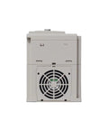 VFD Inverter For Motor Speed Control From DC 200 400V To 3 Phase 220V 0.4 0.75 1.5 2.2KW Variable Frequency Drive For Industrial Motors And Heavy Duty Speed Regulation rear view with cooling fan