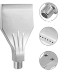 Bebemoko 2pc Aluminum Alloy Air Compressor Nozzle Set showing a precision nozzle for efficient dust removal and cleaning.
