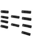 Five socket inserts from the Shop Approved One Half Inch Fuel Line Socket Wrench Set Crafted From Chrome Vanadium Steel for mechanics.