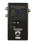 Front view of Chromatic Pedal Tuner For Guitar And Bass Heavy Duty Metal Pedal With True Bypass And Normal One Quarter Inch Outputs.