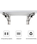 Heavy Duty Folding Shelf Brackets For Wall Mounted Console Tables Rust Resistant Stainless Steel support for shelf installation.