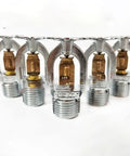 Top Shelf 74 Degree Fire Sprinkler Head For Hospital And Warehouse Safety Heavy Duty Pendant Type Fire Suppression System DN15 Thread, close-up view.