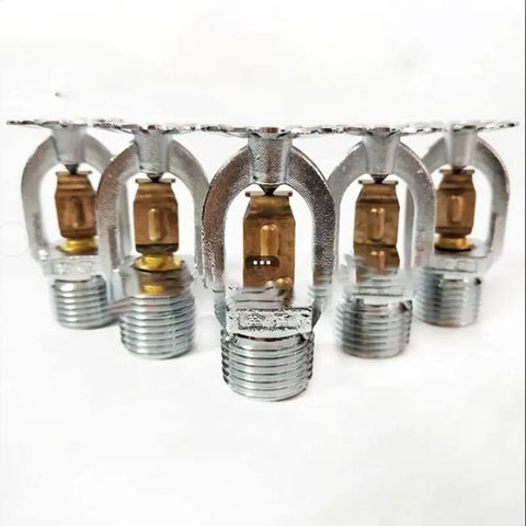 Top Shelf 74 Degree Fire Sprinkler Head For Hospital And Warehouse Safety Heavy Duty Pendant Type Fire Suppression System DN15 Thread, close-up view.