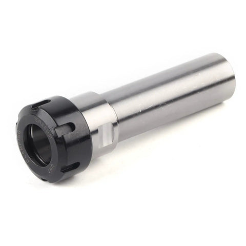 Heavy Duty 100mm Straight Shank Extended Collet Chuck Holder Made From Premium Chrome Molybdenum Alloy Steel For CNC Milling close-up view.