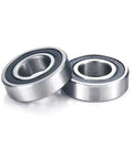 Bike Pivot Bearing Kit 15x26x7mm 4 Pack for Bicycle Frame Repairs Full Ball Bearings 2RS RS Precision Fit Compatible With FSA MegaExo V3 Cranks Built To Last For Tough Offroad And Daily Rides. Two 15x26x7mm steel 2RS bearings