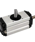 High Performance 90 To 180 Degree Rotary Swing Cylinder Cra1Bs32 And Cdra1Bs32 smooth precision pneumatic component, silver aluminum build.