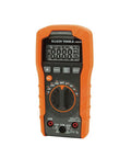 Auto-Ranging Digital Multimeter Pro Grade for DIY and Tech Pros, reads 600V AC/DC, orange handheld device